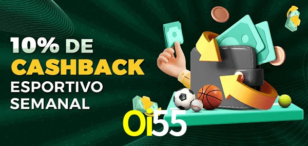 10% de bônus de cashback na Oi55